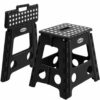 EASYFORM TABORET STOŁEK SKŁADANY 39CM - czarny