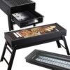 GRILL TURYSTYCZNY SKŁADANY OGRODOWY 60x33x22cm