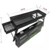 GRILL TURYSTYCZNY SKŁADANY OGRODOWY 60x33x22cm