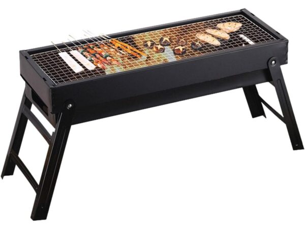 GRILL TURYSTYCZNY SKŁADANY OGRODOWY 60x33x22cm