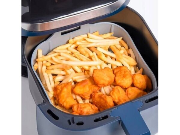 KOSZYK SILIKONOWY FORMA DO FRYTKOWNICY AIR FRYER 20x20x6,5cm