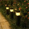 LAMPA LAMPKA SOLARNA KWADRATOWA 39x6CM - ciepły biały