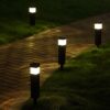 LAMPA LAMPKA SOLARNA KWADRATOWA 39x6CM - zimny biały