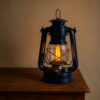 LAMPA NAFTOWA 24cm - granatowy