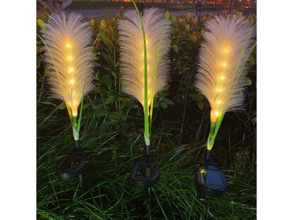 LAMPA OGRODOWA SOLARNA LED TRAWA PAMPAS 2 SZT