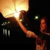 LAMPION SZCZĘŚCIA LATAJĄCY - brzoskwiniowy