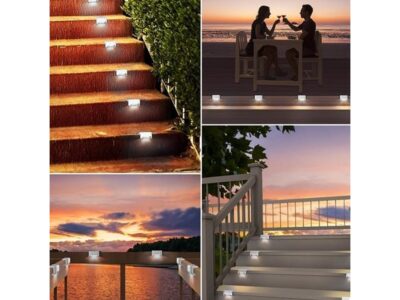 LAMPKA LAMPA SOLARNA KRAWĘDZIOWA 1 LED 8x4,5x4,2cm - biały