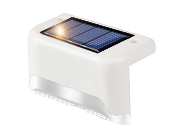 LAMPKA LAMPA SOLARNA KRAWĘDZIOWA 1 LED 8x4,5x4,2cm - biały