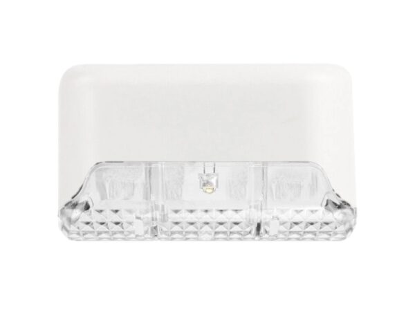 LAMPKA LAMPA SOLARNA KRAWĘDZIOWA 1 LED 8x4,5x4,2cm - biały
