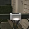 LAMPKA LAMPA SOLARNA KRAWĘDZIOWA 1 LED 8x4,5x4,2cm - biały