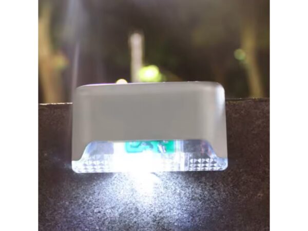 LAMPKA LAMPA SOLARNA KRAWĘDZIOWA 1 LED 8x4,5x4,2cm - biały