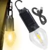 LAMPKA SOLARNA ŻARÓWKA DO ZAWIESZENIA 18x5,5cm