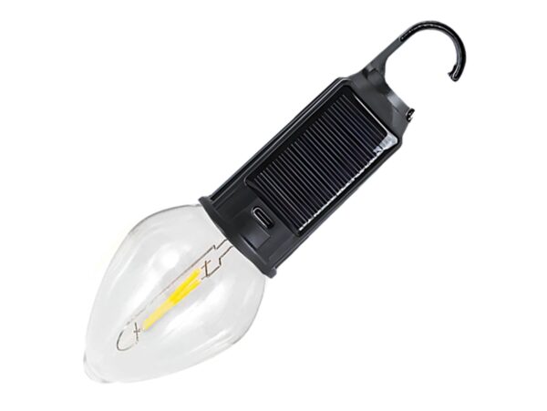 LAMPKA SOLARNA ŻARÓWKA DO ZAWIESZENIA 18x5,5cm