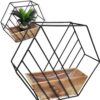 OSŁONKA DRAWNIANO-METALOWA LOFT SZEŚCIOKĄT 31x36x11