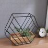 OSŁONKA DRAWNIANO-METALOWA LOFT SZEŚCIOKĄT 31x36x11