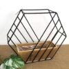 OSŁONKA DRAWNIANO-METALOWA LOFT SZEŚCIOKĄT 31x36x11