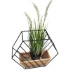 OSŁONKA DRAWNIANO-METALOWA LOFT SZEŚCIOKĄT 31x36x11