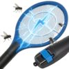 ŁAPKA NA MUCHY ELEKTRYCZNA NA AKUMULATOR DO GNIAZDKA - ciemny niebieski