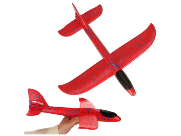 ZESTAW SAMOLOT ZABAWKA STYROPIANOWY SZYBOWIEC RZUTKA 47 CM 6SZT