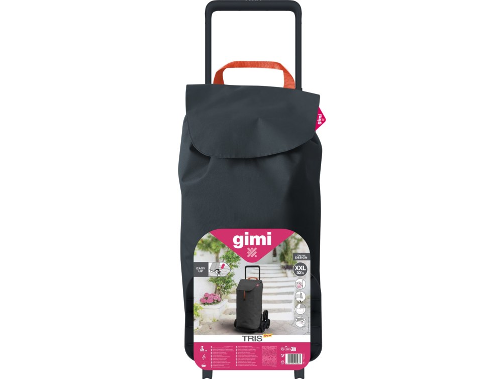 GIMI NEW TRIS WÓZEK NA ZAKUPY/NEW TRIS GREY GM-168414