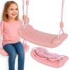 HUŚTAWKA DESKA PLASTIKOWA 43cm - różowy