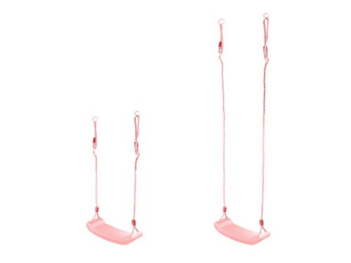 HUŚTAWKA DESKA PLASTIKOWA 43cm - różowy