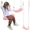 HUŚTAWKA DESKA PLASTIKOWA 43cm - różowy