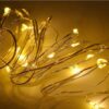 LAMPKI DRUCIKI 20 LED - biały ciepły