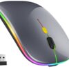 MYSZKA BEZPRZEWODOWA RGB LED 2,4G BLUETOOTH