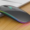 MYSZKA BEZPRZEWODOWA RGB LED 2,4G BLUETOOTH