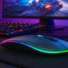 MYSZKA BEZPRZEWODOWA RGB LED 2,4G BLUETOOTH