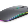MYSZKA BEZPRZEWODOWA RGB LED 2,4G BLUETOOTH