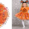 STRÓJ PRZEBRANIE NA HALLOWEEN DYNIA