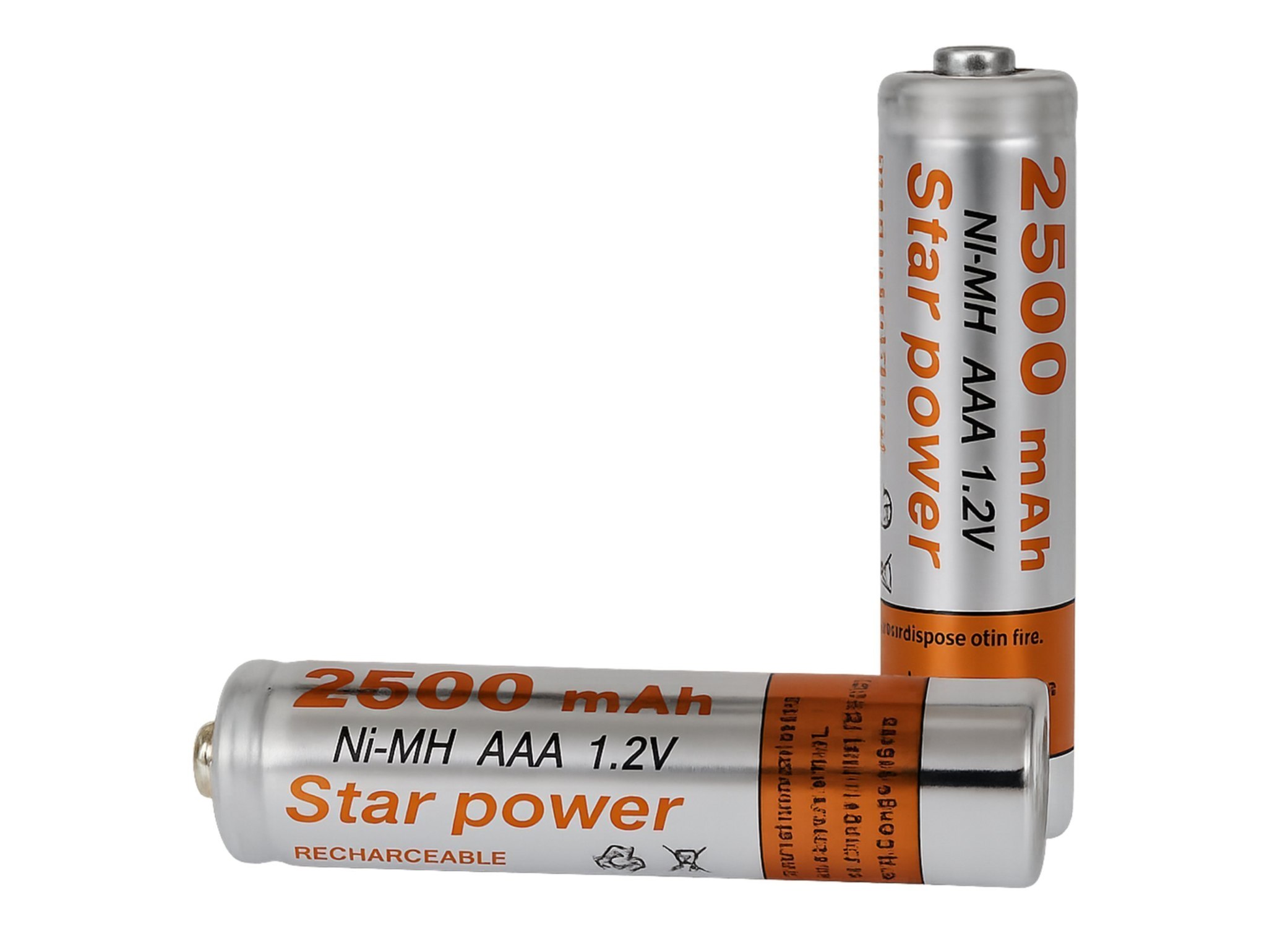 4szt x AKUMULATORKI BATERIA AAA MALE 2500mAh R3