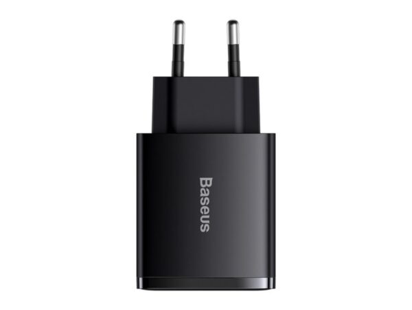 BASEUS ŁADOWARKA SIECIOWA USB-C 2X USB-A 30W PD QC3.0 3705 UNIWERSALNA CCXJ-E01
