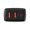 BASEUS ŁADOWARKA SIECIOWA USB-C 2X USB-A 30W PD QC3.0 3705 UNIWERSALNA CCXJ-E01