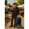 CARELLE TRAVEL WÓZEK NA ZAKUPY GRANAT /TRAVEL RS-2471 GRANAT 8427080082245