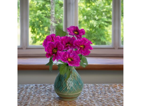 CHRYZANTEMA BUKIET 6 KWIATÓW 55cm - fioletowy