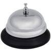 DZWONEK RECEPCYJNY 8,5CM - srebrny
