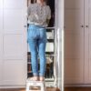 EASYFORM TABORET STOŁEK SKŁADANY 22CM - biały