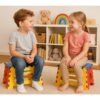 EASYFORM TABORET STOŁEK SKŁADANY 22CM - multikolor