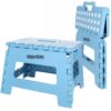 EASYFORM TABORET STOŁEK SKŁADANY 22CM - niebieski
