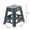 EASYFORM TABORET STOŁEK SKŁADANY 39CM - szary