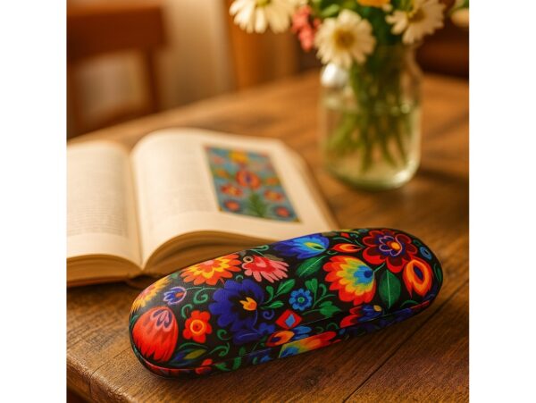 ETUI NA OKULARY TWARDE 17x6cm FOLK