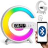 GŁOŚNIK BLUETOOTH LAMPKA LED ŁADOWARKA