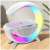 GŁOŚNIK BLUETOOTH LAMPKA LED ŁADOWARKA TYP2 - biały
