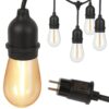 GIRLANDA OGRODOWA ŁAŃCUCH ŚWIETLNY 20 LED E27 20M