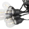 GIRLANDA OGRODOWA ŁAŃCUCH ŚWIETLNY 20 LED E27 20M