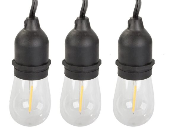 GIRLANDA OGRODOWA ŁAŃCUCH ŚWIETLNY 20 LED E27 20M