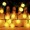 GIRLANDA OGRODOWA SOLARNA KULE 7m 50xLED